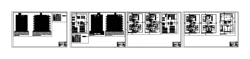 Composite Construction Of Apartments And Shops In The City Of Montes Claros – Brazil DWG Section for AutoCAD