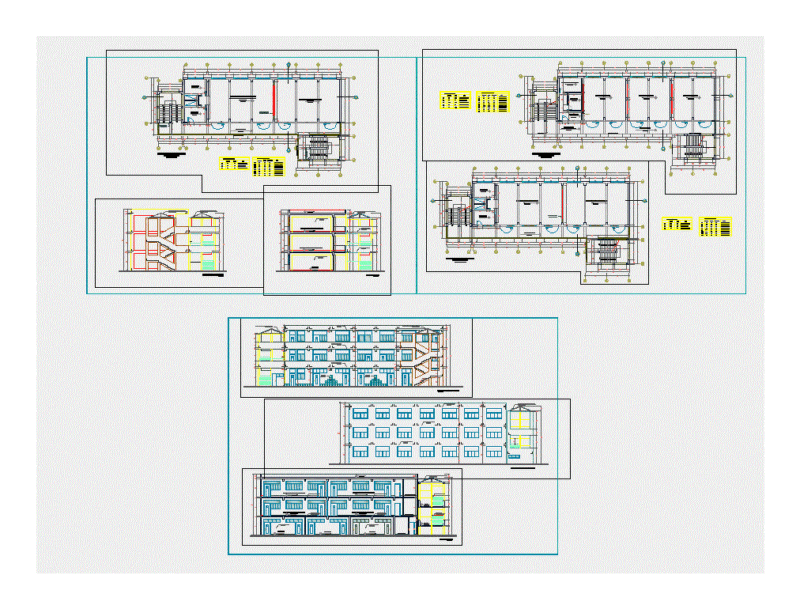 Computer Room DWG Full Project for AutoCAD