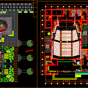 Concert Hall - DWG Block for AutoCAD | Designs CAD