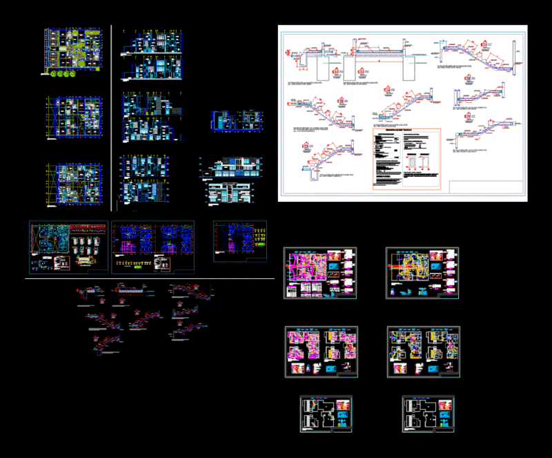Condo 3 Levels DWG Block for AutoCAD