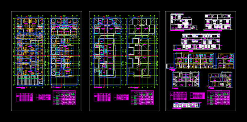 Condo DWG Section for AutoCAD