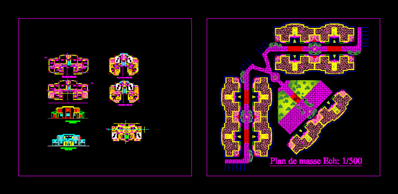 Condo DWG Section for AutoCAD