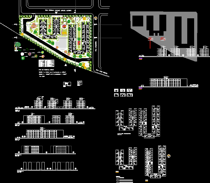 Vertical Multi Condomonio DWG Full Project for AutoCAD • Designs CAD