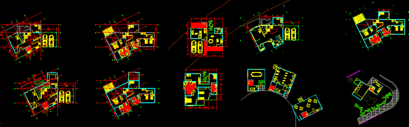 Condominium DWG Block for AutoCAD