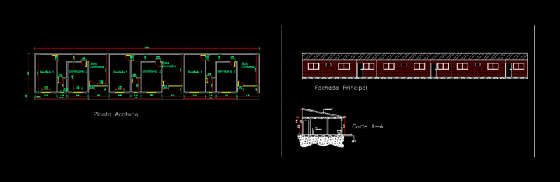 Condominium DWG Block for AutoCAD