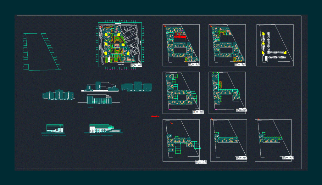 Condominium DWG Block for AutoCAD