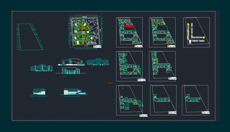 Condominium DWG Block for AutoCAD