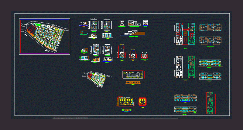 Condominium DWG Block for AutoCAD