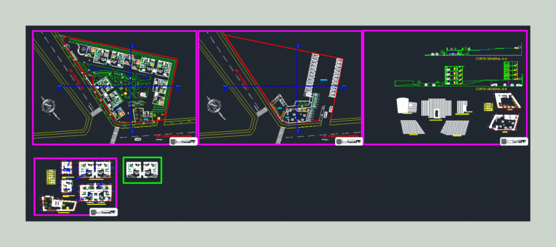 Condominium DWG Block for AutoCAD