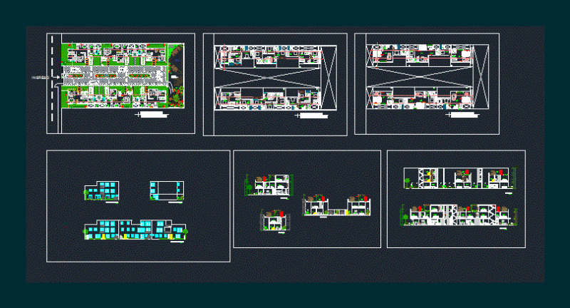 Condominium DWG Block for AutoCAD