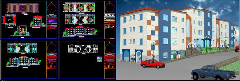 Condominium DWG Full Project for AutoCAD