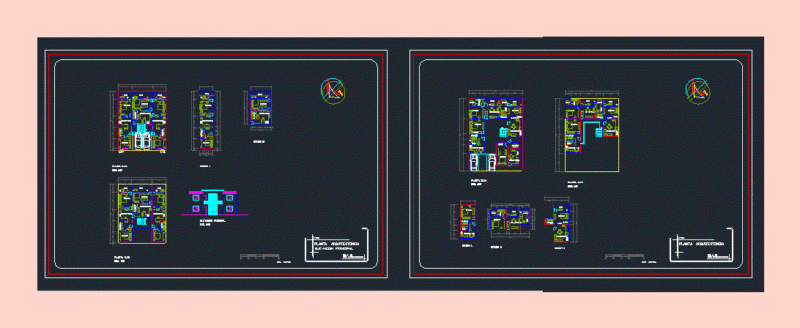 Condominium Students DWG Block for AutoCAD