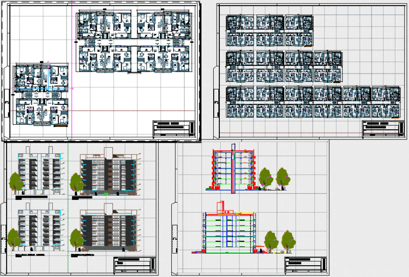 Condominium Tower Project DWG Full Project for AutoCAD