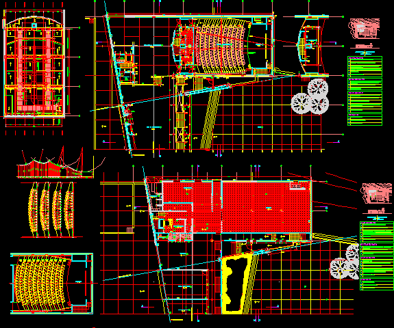 Conference Hall Dwg Section For Autocad Designs Cad