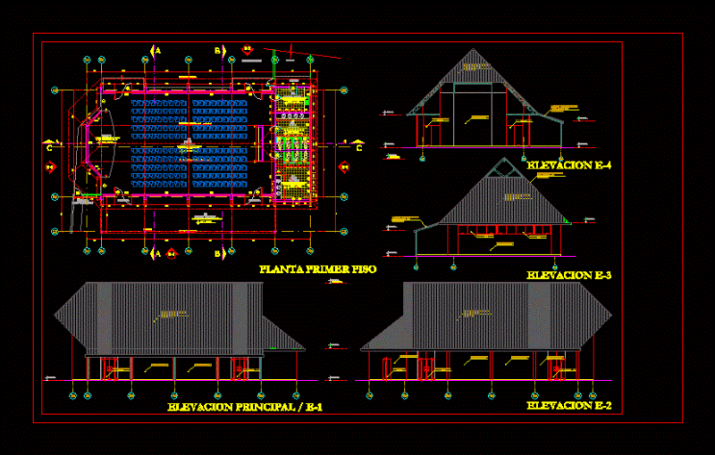 Conference Room DWG Block for AutoCAD