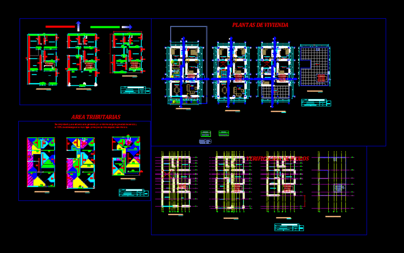 Confined Masonry DWG Section for AutoCAD