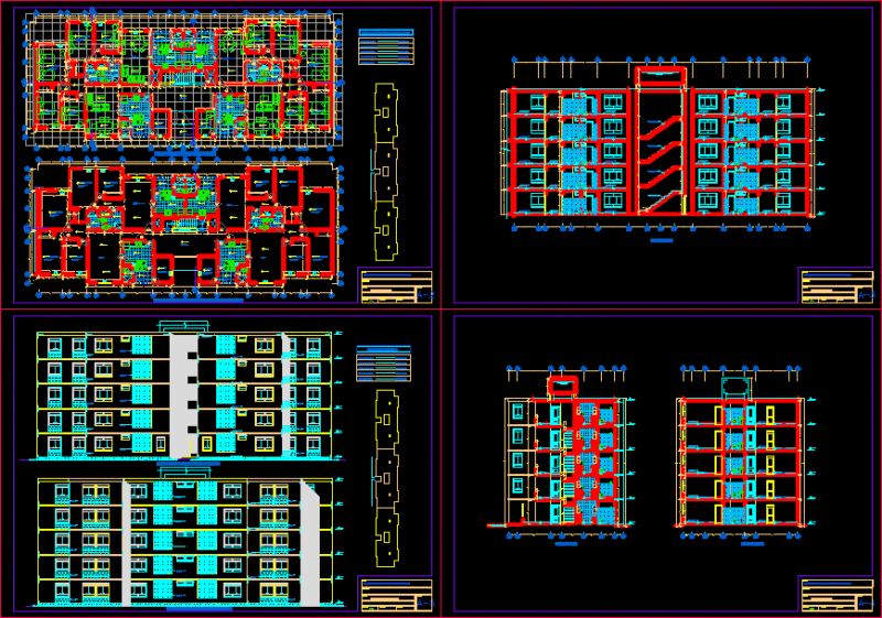 Conjunto Habitacional DWG Block for AutoCAD