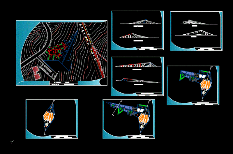 Conservatory – Music School DWG Section for AutoCAD