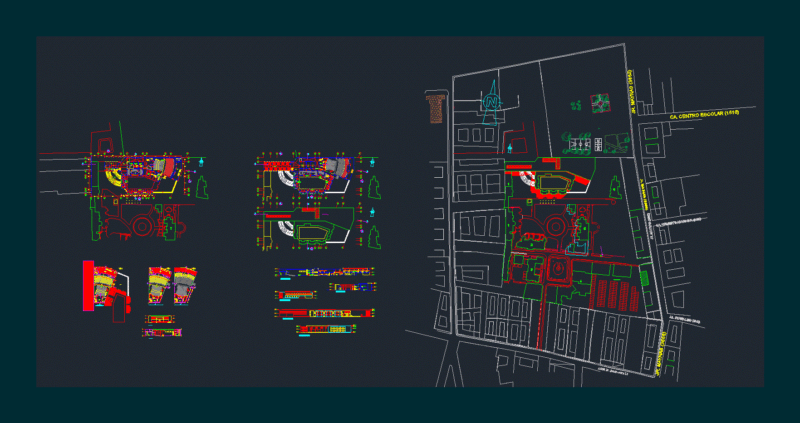 Conservatory Of Music DWG Block for AutoCAD