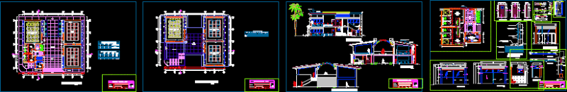 Construction Of Class Rooms DWG Section for AutoCAD