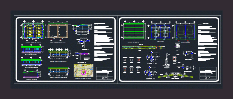 Construction Of Classrooms DWG Detail for AutoCAD