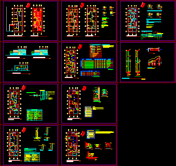 Construction Plans A Home Dwg Plan For Autocad • Designs Cad