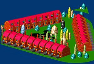 Contained Group 3D DWG Detail for AutoCAD