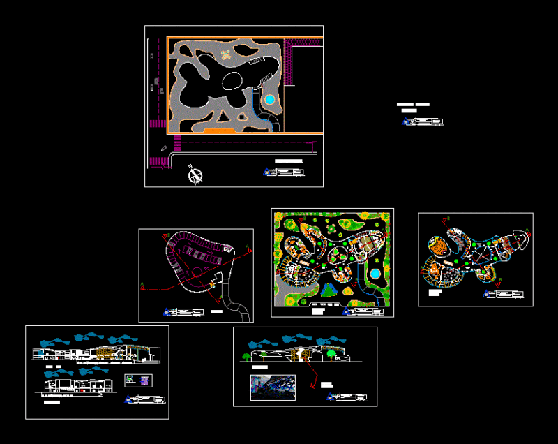 Contemporary Art Museum DWG Block for AutoCAD