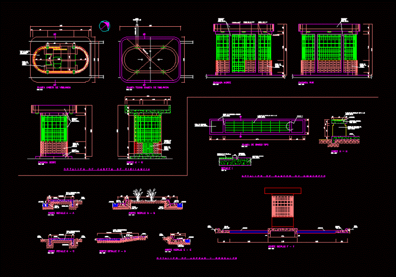 Control House DWG Detail for AutoCAD