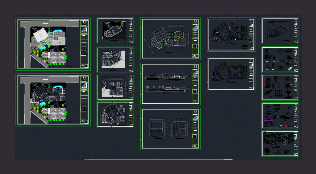 Convention Center DWG Full Project for AutoCAD