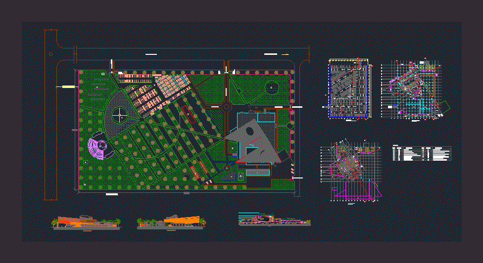 Convention Center DWG Plan for AutoCAD • Designs CAD