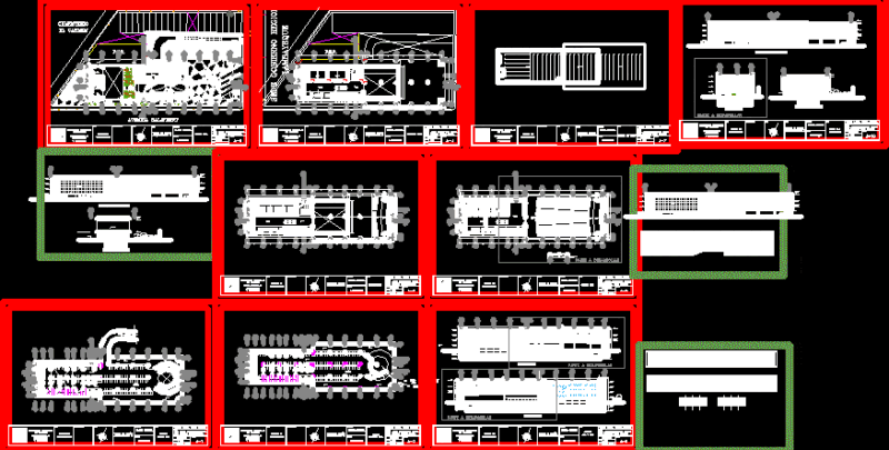 Convention Center Project DWG Full Project for AutoCAD