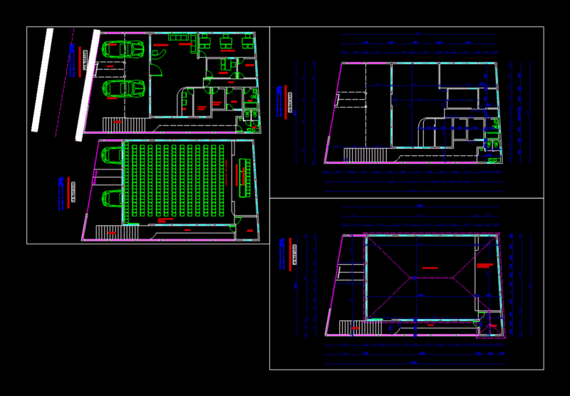 Cooperative Two Levels 3D DWG Model for AutoCAD