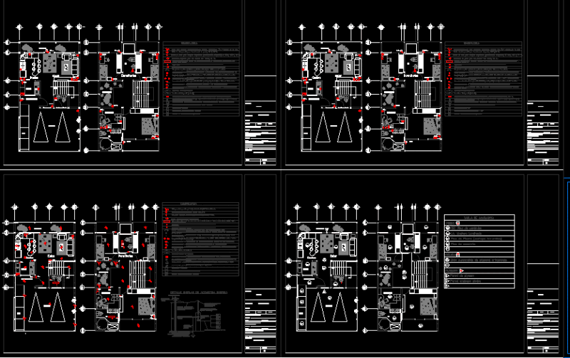 Costa Rica Condominiums DWG Section for AutoCAD