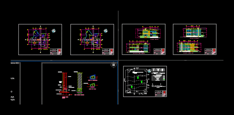 Country Detached House Project DWG Full Project for AutoCAD