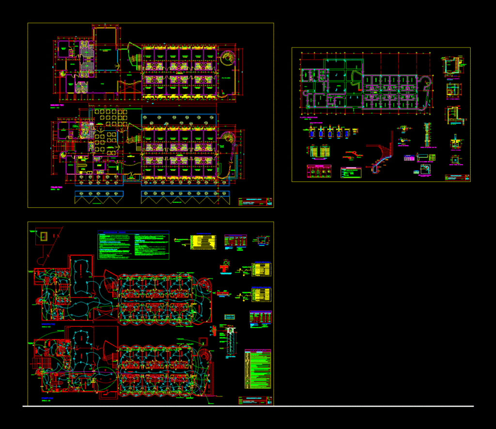 Country Hostel DWG Block for AutoCAD