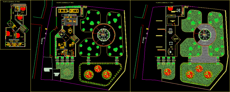 Country House, Large DWG Block for AutoCAD