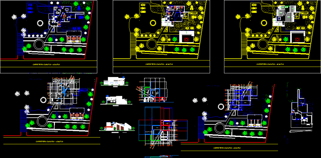 Country House DWG Block for AutoCAD