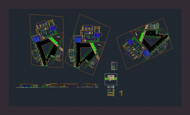 Country House DWG Block for AutoCAD