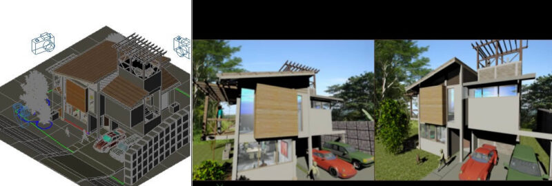 Country House DWG Block for AutoCAD