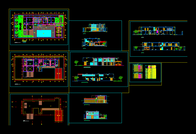 Country Living DWG Detail for AutoCAD