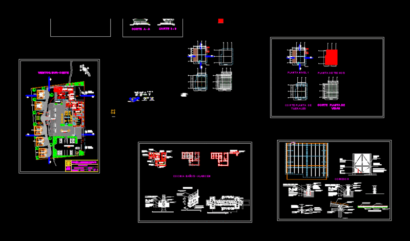 Country Restaurant DWG Block for AutoCAD
