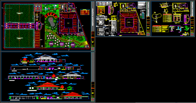 Country Restaurant DWG Full Project for AutoCAD