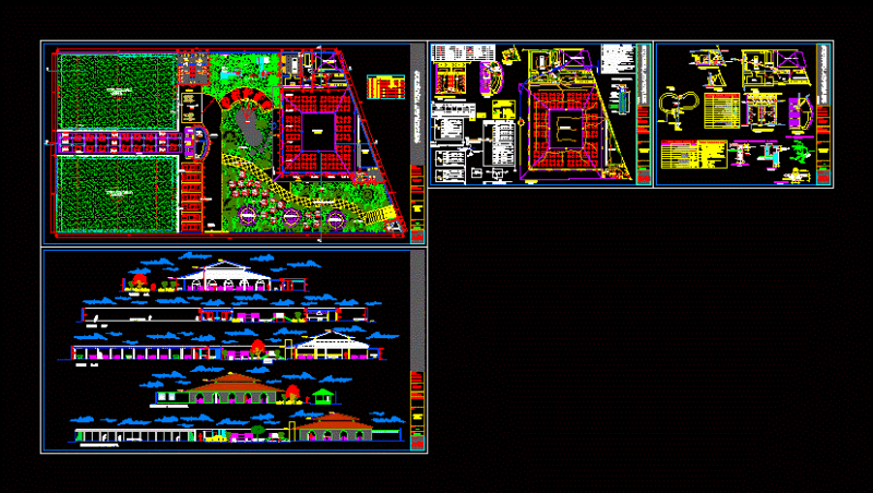 Country Restaurant DWG Full Project for AutoCAD