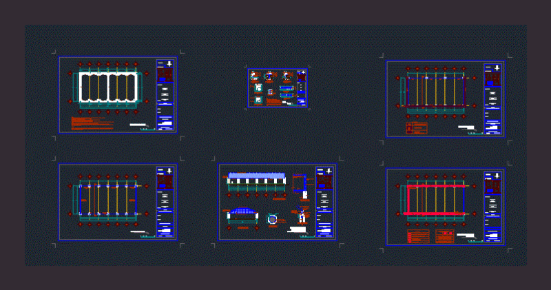 Covered Square DWG Block for AutoCAD