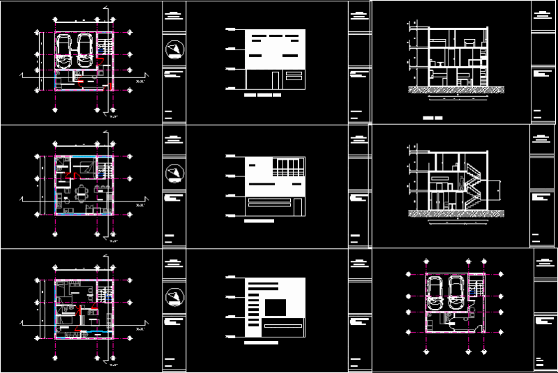 Cube House DWG Block for AutoCAD