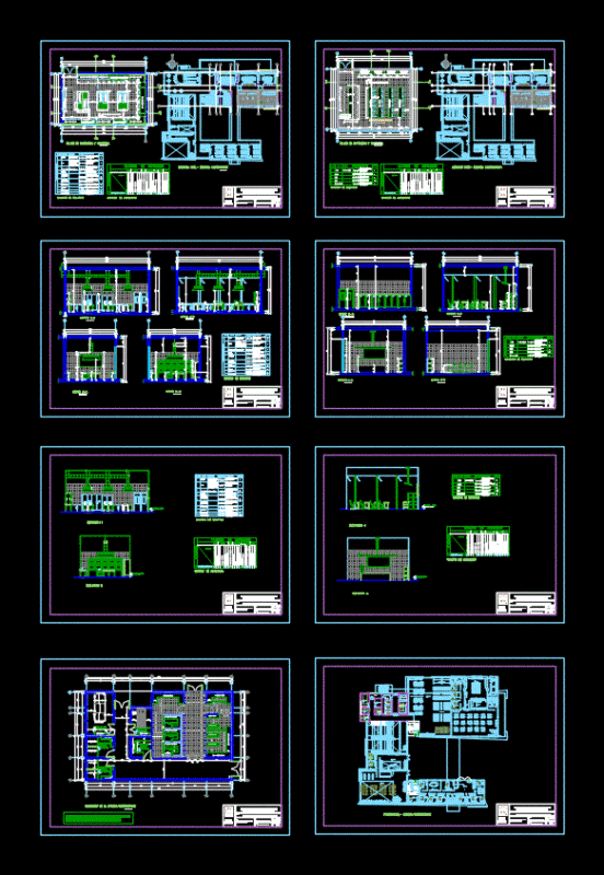 Culinary School DWG Block for AutoCAD