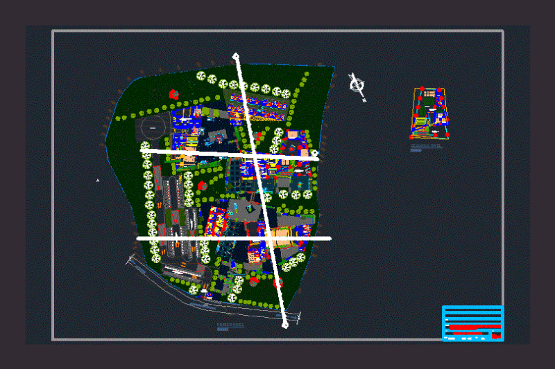 Cultivation Center Cafe DWG Block for AutoCAD