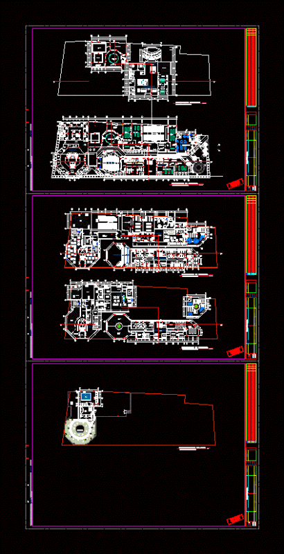 Cultural And Convention Center DWG Section for AutoCAD