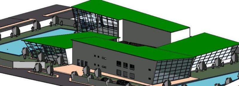 Cultural Center 3D RVT Model for Revit